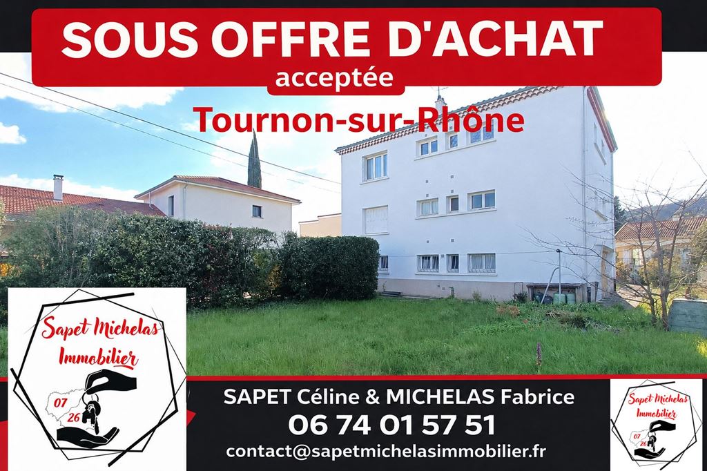 Appartement Appartement TOURNON SUR RHONE 145000€ SAPET MICHELAS IMMOBILIER Appartement Appartement TOURNON SUR RHONE 145000€ SAPET MICHELAS IMMOBILIER